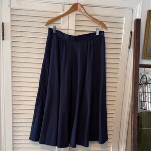 Counterparts Dark Blue A-Line Skirt